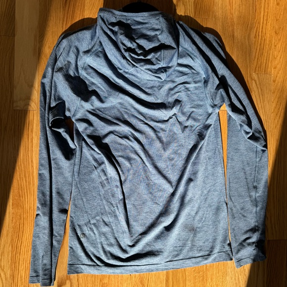 Lululemon metal vent hoodie midnight shadow/tempest blue size small - Picture 2 of 5